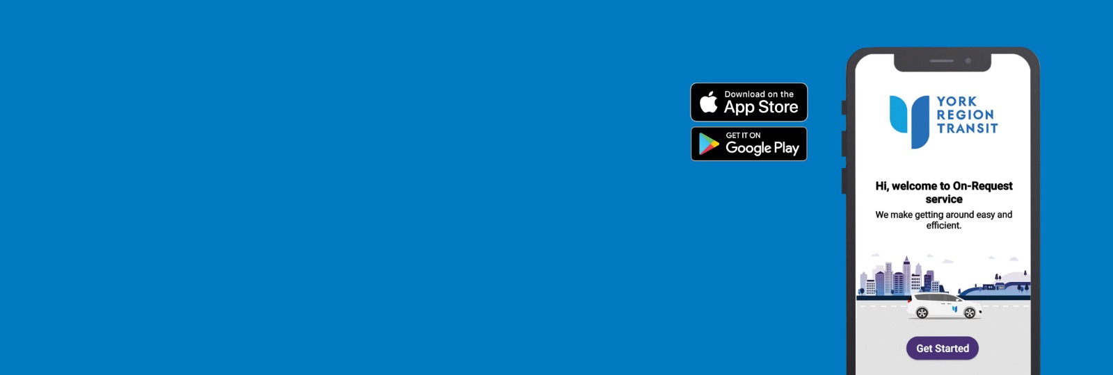 Download the new YRT On-Request mobile app